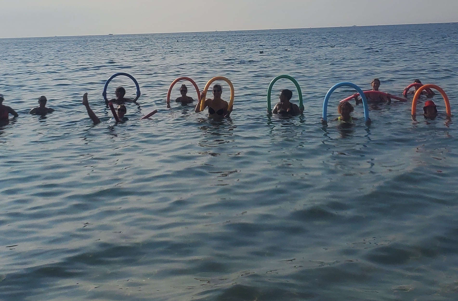 aquagym en mer a golfe-juan